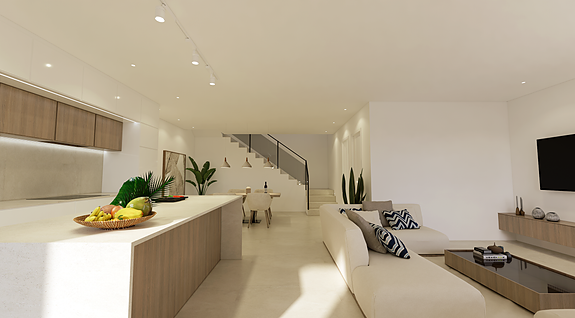 Ny lekker villa med 3 soverom og 2 bad - Privat basseng, takterrasse og solrike uteplasser