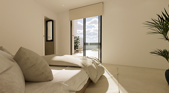 Ny lekker villa med 3 soverom og 2 bad - Privat basseng, takterrasse og solrike uteplasser