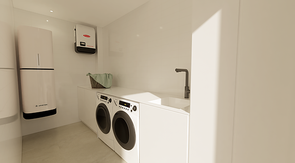 Ny lekker villa med 3 soverom og 2 bad - Privat basseng, takterrasse og solrike uteplasser