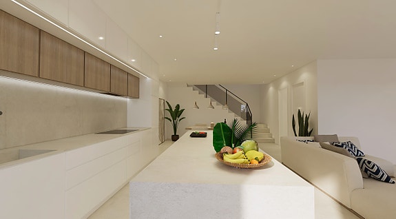 Ny lekker villa med 3 soverom og 2 bad - Privat basseng, takterrasse og solrike uteplasser