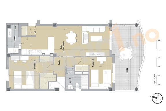 UTSIKT! Penthouse med takterrasse | 3 soverom og 2 bad | Flotte fellesområder
