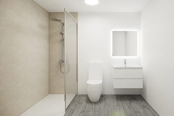 Nytt boutique-prosjekt like ved stranden - Moderne toppleilighet med felles takterrasse og basseng