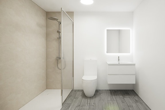 Moderne toppleilighet med 2 soverom - Bare 100 meter fra stranden