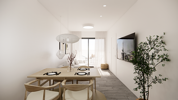 Nytt boutique-prosjekt like ved stranden - Moderne toppleilighet med felles takterrasse og basseng