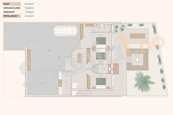 Eksklusive nybygde villaer ved La Finca Golf Resort | 4 soverom og 4 bad | Stor tomt