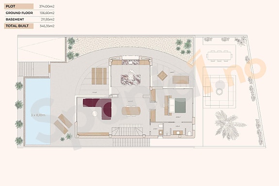 Eksklusive nybygde villaer ved La Finca Golf Resort | 4 soverom og 4 bad | Stor tomt