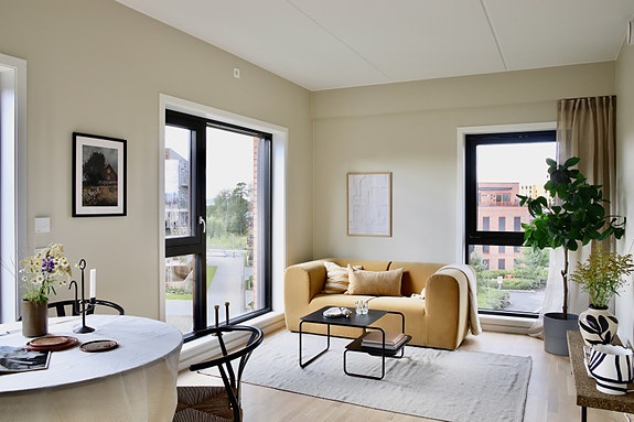 Strøken 3-roms selveier med prosjektets beste beliggenhet! Garasjeplass kan kjøpes