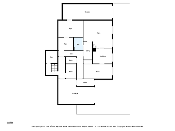 Plantegning - Underetasje
