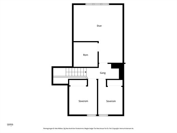 Plantegning - Loftetasje