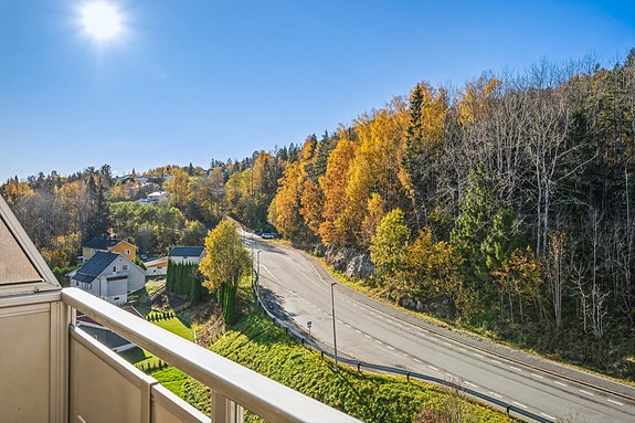 Balkong med flott utsyn