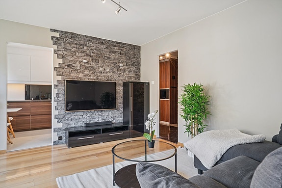 Delvis åpen kjøkkenløsning