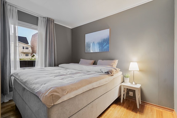 Leiligheten har to soverom