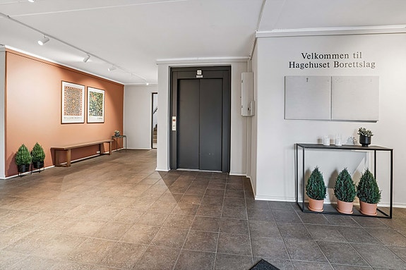 Heis direkte opp til leilighetsplan