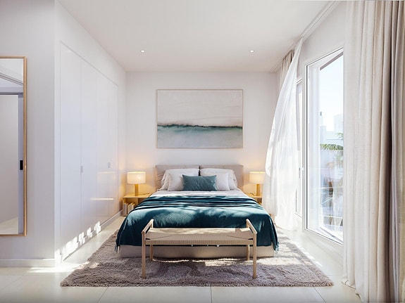 Stilrene rekkehus med takterrasse og spektakulær utsikt over Middelhavet