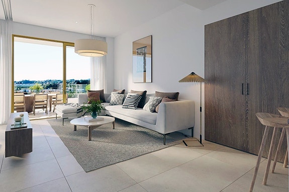 Eksklusiv penthouse - Resortfasiliteter, store terrasser og gode forbindelser - Parkering og bod