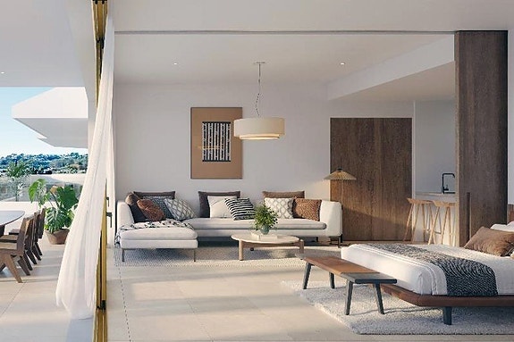 Eksklusiv penthouse - Resortfasiliteter, store terrasser og gode forbindelser - Parkering og bod