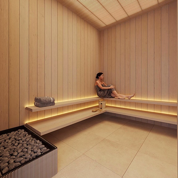 Eksklusiv penthouse - Resortfasiliteter, store terrasser og gode forbindelser - Parkering og bod