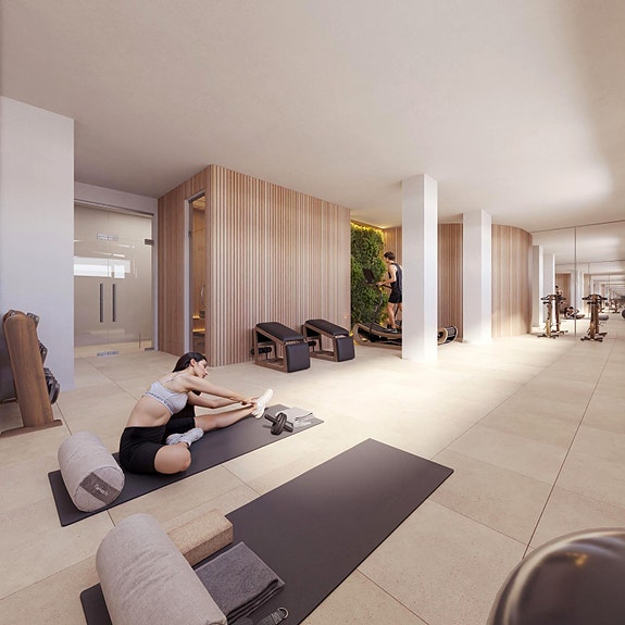 Eksklusiv penthouse - Resortfasiliteter, store terrasser og gode forbindelser - Parkering og bod