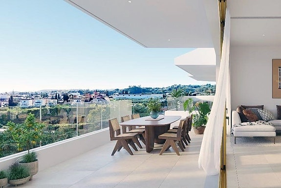 Eksklusiv penthouse - Resortfasiliteter, store terrasser og gode forbindelser - Parkering og bod