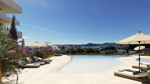 Eksklusiv penthouse - Resortfasiliteter, store terrasser og gode forbindelser - Parkering og bod