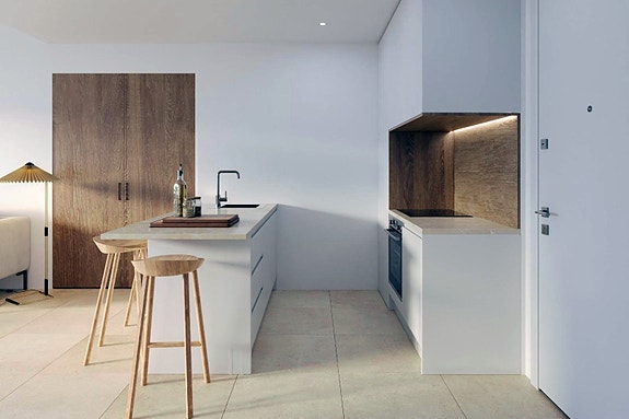 Eksklusiv penthouse - Resortfasiliteter, store terrasser og gode forbindelser - Parkering og bod