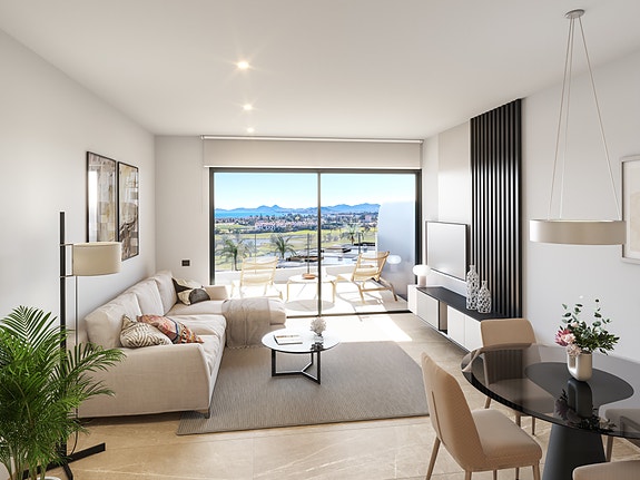 Nybygg! Penthouse leilighet med 2 soverom og stor terrasse - Nær strand og golf