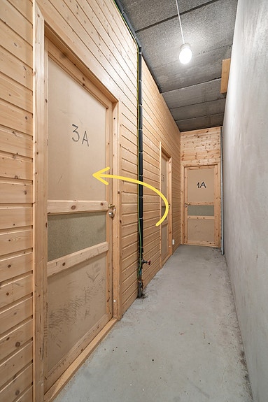 Leiligheten har tilhørende bod