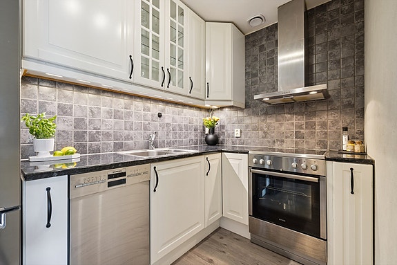 Praktisk og godt utnyttet kjøkken