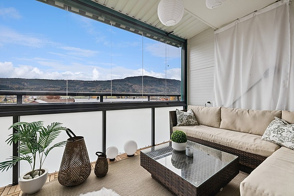 Ingen innsyn og nydelig utsikt