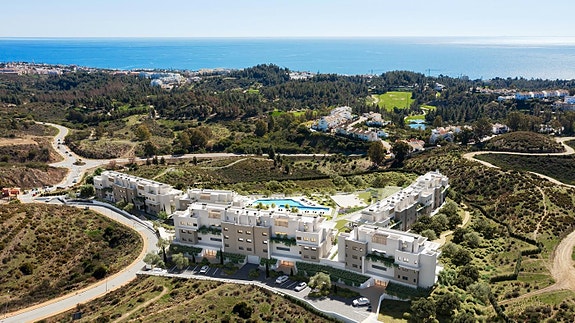 Penthouse med 3 soverom og stor terrasse - Sjøutsikt og moderne komfort i Mijas