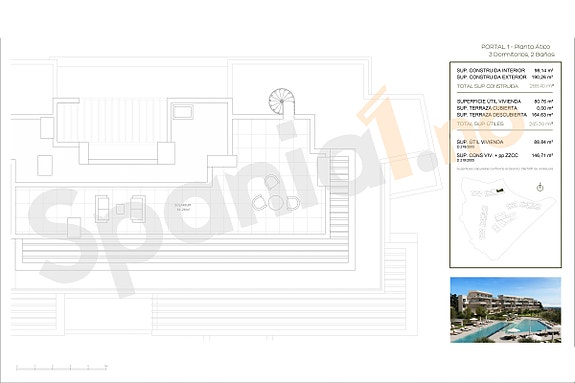Penthouse med 3 soverom og stor terrasse - Sjøutsikt og moderne komfort i Mijas