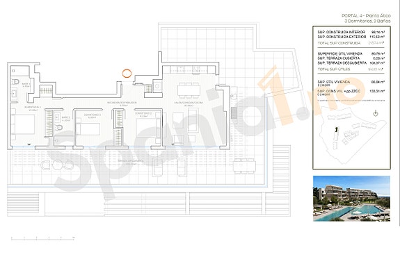 Penthouse med 3 soverom og stor terrasse - Sjøutsikt og moderne komfort i Mijas