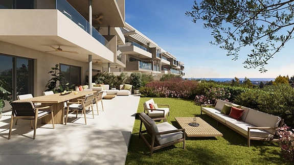 Penthouse med 3 soverom og stor terrasse - Sjøutsikt og moderne komfort i Mijas