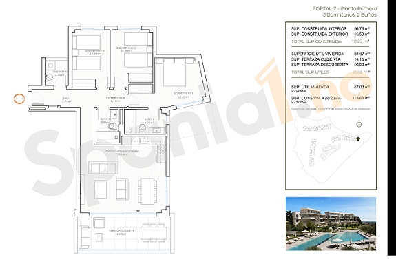 Romslig leilighet med 3 soverom og sjøutsikt - Omgitt av natur, golf og turstier
