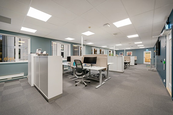 Bilde fra annen leietaker. Gode muligheter for nye leietakere til å påvirke valg av kvalitet og innredningsløsninger