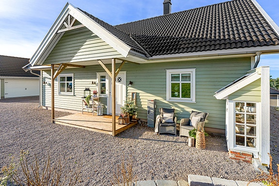 Her kan man nyte morgen - og formiddagstimene i solen.