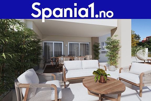 Penthouse i Mijas - 3 soverom, stor takterrasse, panoramautsikt og basseng