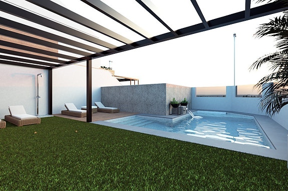 SOLGT! Toppleilighet med stor takterrasse - 57m2 | Fellesområde med basseng | Garasje