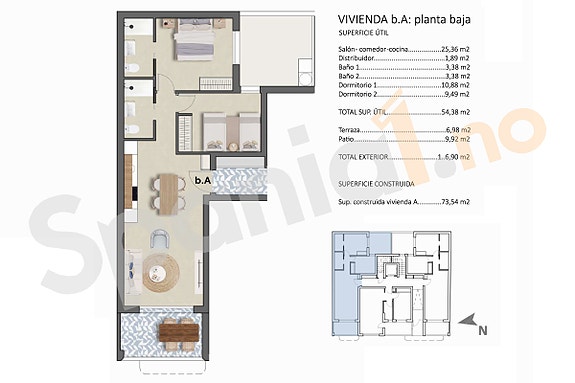 Nytt boligprosjekt med felles takterrasse og basseng - Kun 100 meter fra sjøen