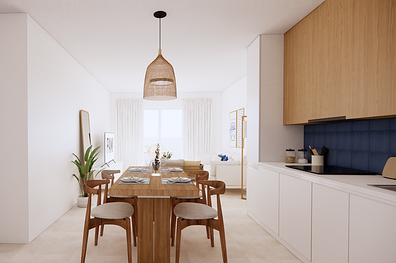 Nytt boligprosjekt med felles takterrasse og basseng - Kun 100 meter fra sjøen