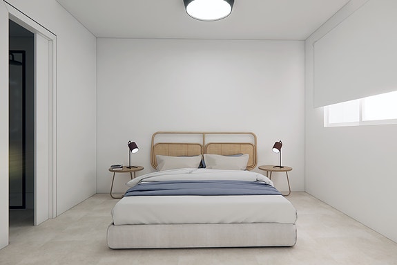 Toppleilighet med stor terrasse   100 meter fra stranden - Felles basseng og takterrasse