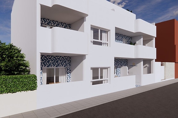 Nybygg med basseng og felles takterrasse - Kun 100 meter fra sjøen