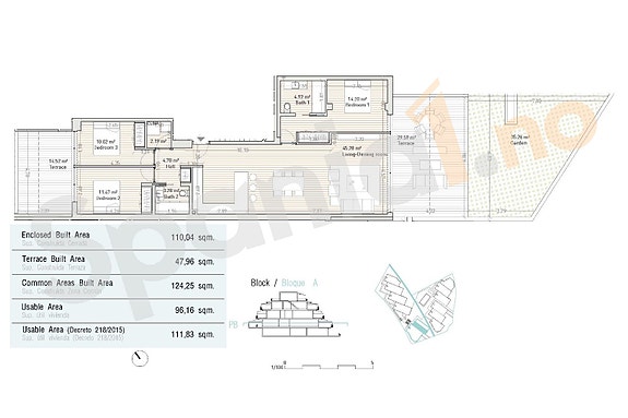 Leilighet med 3 soverom og privat hage - Kort vei til stranden i Estepona
