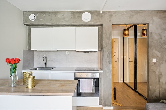 Praktisk med kjøkkenøy!