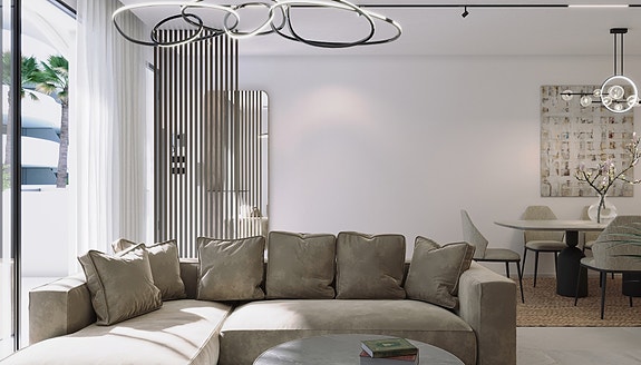 Moderne rekkehus med privat basseng - Ligger i resort med leiligheter og fellesanlegg