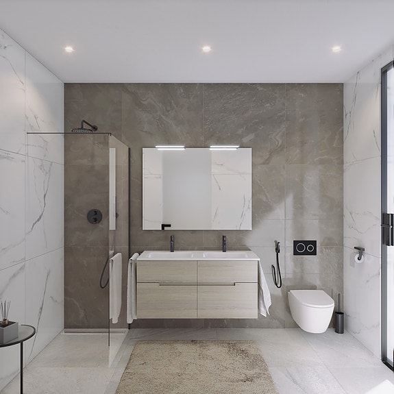 Moderne rekkehus med privat basseng - Ligger i resort med leiligheter og fellesanlegg