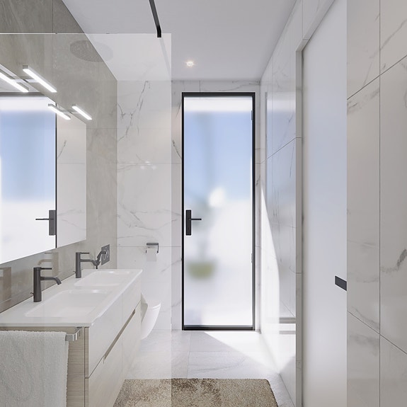 Moderne rekkehus med privat basseng - Ligger i resort med leiligheter og fellesanlegg