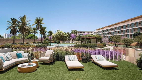 Nøkkelferdig leilighet med 4 soverom nær stranden - Moderne bolig med basseng og treningsrom