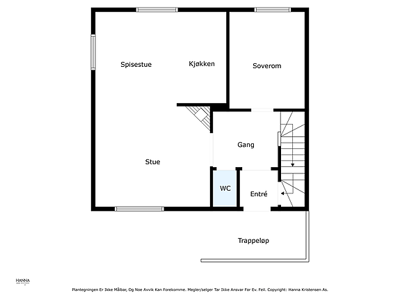 Planløsning 1.etasje