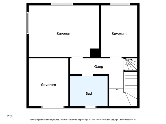 Planløsning 2.etasje